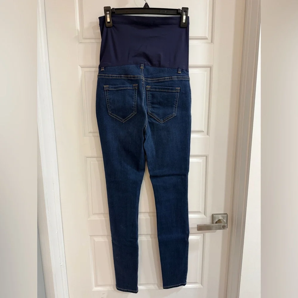 Pinkblush Dark Blue Maternity Jeans - Picture 3 of 5